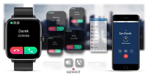 Smartwatch Giewont Dynamic GW230-2 z Termometrem