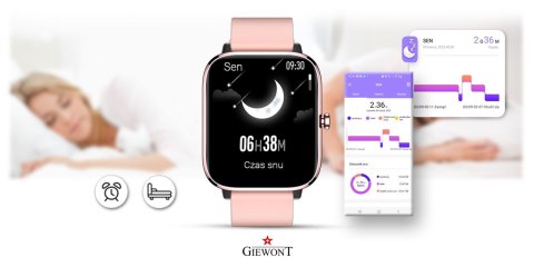 Smartwatch Giewont GW230-1 Różowe Złoto - Funkcja Rozmów