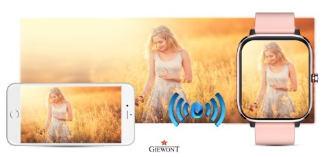 Smartwatch Giewont GW230-1 Różowe Złoto - Funkcja Rozmów