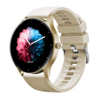 Smartwatch Damski Gravity GT2-4 Złoto-Ecru
