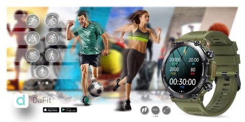 Smartwatch Gravity GT7-3 PRO - Zielono-czarny