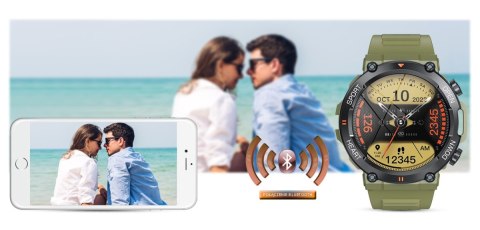 Smartwatch Gravity GT7-3 PRO - Zielono-czarny