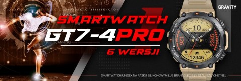 Smartwatch Gravity GT7-4 PRO Piaskowy