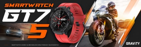 Smartwatch Gravity GT7-5 Szaro-Czarny