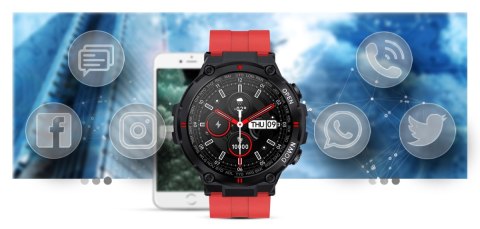 Smartwatch Gravity GT7-5 Szaro-Czarny