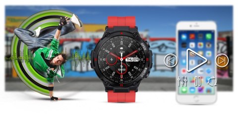 Smartwatch Gravity GT7-5 Szaro-Czarny