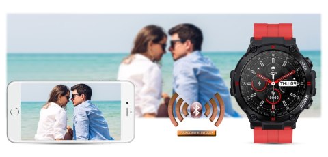 Smartwatch Gravity GT7-5 Szaro-Czarny