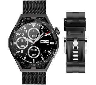 Smartwatch Rubicon RNCE88-2 z bransoletą Mesh i paskiem silikonowym