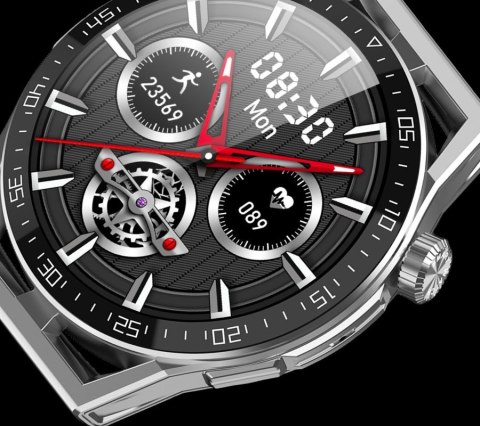 Smartwatch Rubicon RNCE88-2 z bransoletą Mesh i paskiem silikonowym