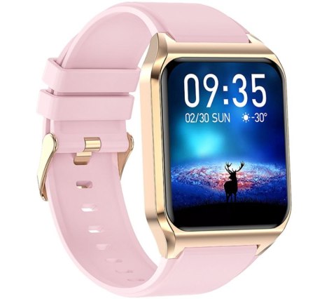 Smartwatch Rubicon RNCE89-3 Złoto-Różowy z pomiarem temperatury