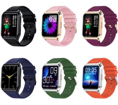 Smartwatch Rubicon RNCE89-3 Złoto-Różowy z pomiarem temperatury