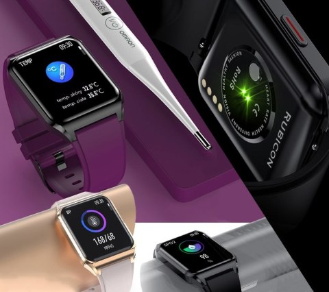 Smartwatch Rubicon RNCE89-3 Złoto-Różowy z pomiarem temperatury