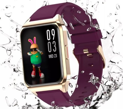 Smartwatch Rubicon RNCE89-3 Złoto-Różowy z pomiarem temperatury