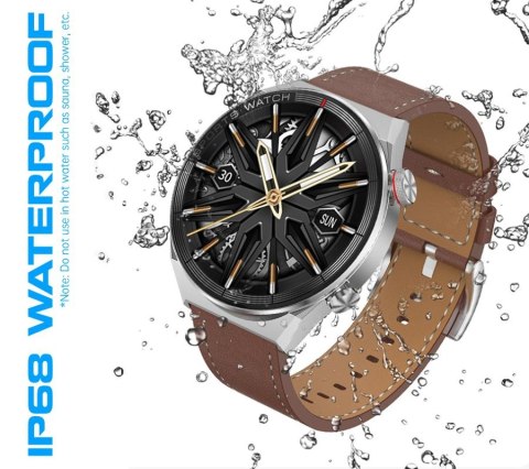 Smartwatch Rubicon RNCE99 Black z bransoletą i paskiem silikonowym