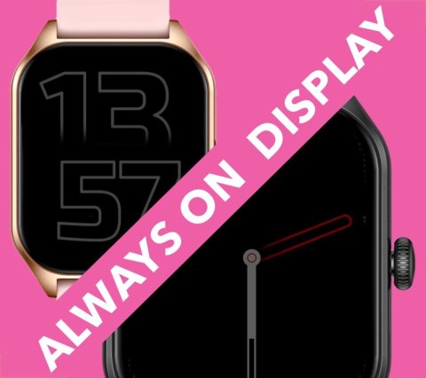 Smartwatch Rubicon RNCF03-1 z parcianym paskiem