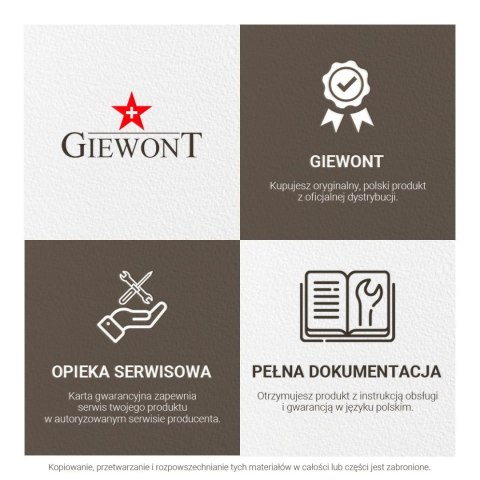 Zegarek Męski GIEWONT GW8620-1