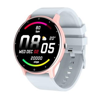 Smartwatch Damski Gravity GT1-8 Różowe Złoto/Szary