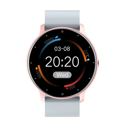 Smartwatch Damski Gravity GT1-8 Różowe Złoto/Szary
