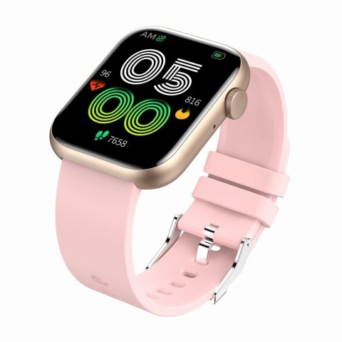 Smartwatch Damski Gravity GT3-1 Różowe Złoto - Różowy
