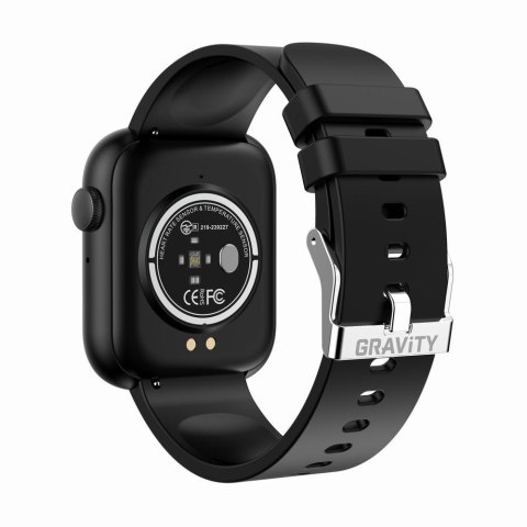 Smartwatch Damski Gravity GT3-3 Czarny - Czarny