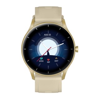 Smartwatch Damski Gravity GT2-4 Złoto-Ecru