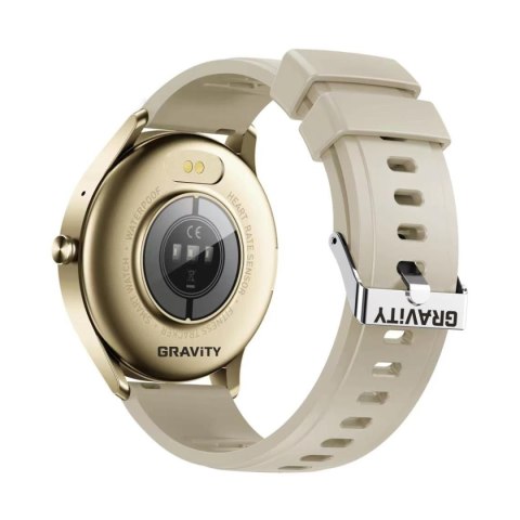 Smartwatch Damski Gravity GT2-4 Złoto-Ecru