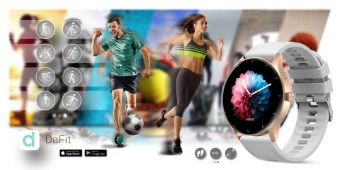 Smartwatch Gravity GT2-5 Różowe Złoto