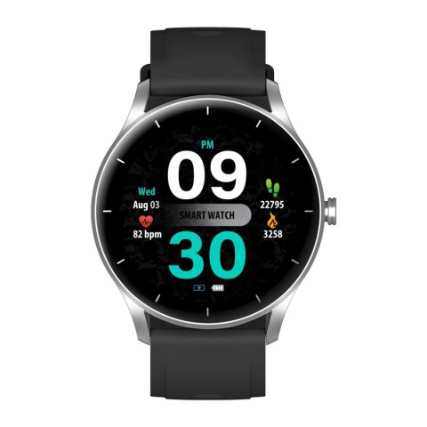 Smartwatch Gravity GT2-6 Srebrno-Czarny