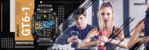 Smartwatch Gravity GT6-1 z ekranem 1,96"