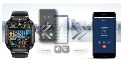 Smartwatch Gravity GT6-1 z ekranem 1,96"