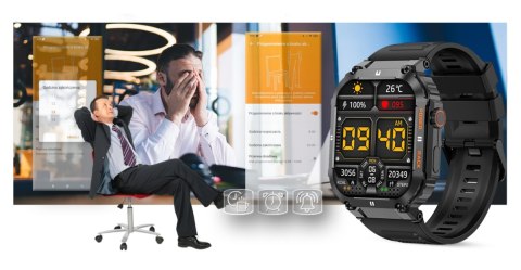 Smartwatch Gravity GT6-1 z ekranem 1,96"