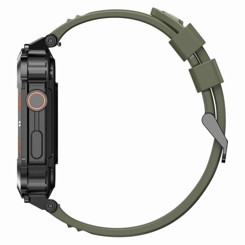 Smartwatch Gravity GT6-6 Czarny z zielonym paskiem