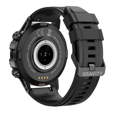 Smartwatch Gravity GT9-1 z paskiem silikonowym