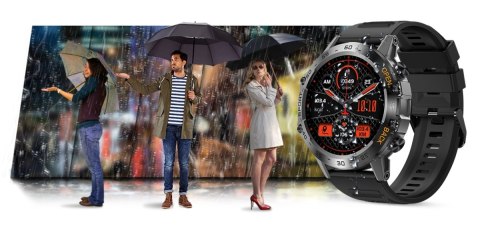 Smartwatch Gravity GT9-1 z paskiem silikonowym