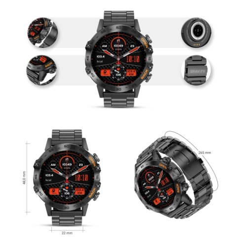Smartwatch Gravity GT9-2 z bransoletą