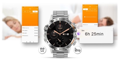 Smartwatch Gravity GT9-3 Srebrny
