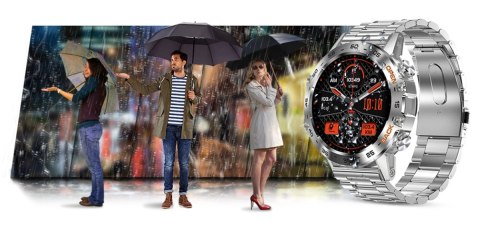 Smartwatch Gravity GT9-3 Srebrny