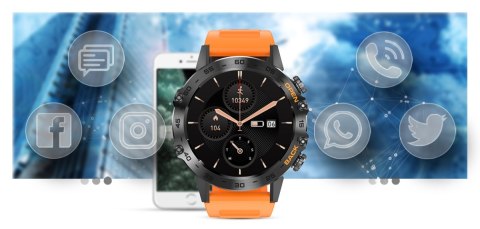 Smartwatch Gravity GT9-4 Pomarańczowy