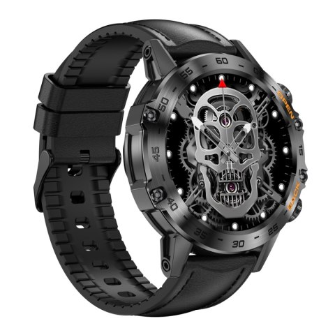 Smartwatch Gravity GT9-5 ze skórzanym paskiem