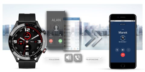 Smartwatch Męski Gravity GT4-1 Czarny