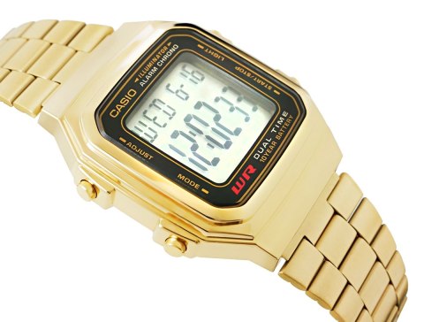 Zegarek Damski Casio Retro A178WGA-1ADF Złoty Cyfrowy