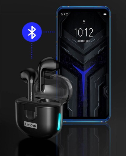 Słuchawki Lenovo Thinkplus LivePods LP12 Czarne - LED