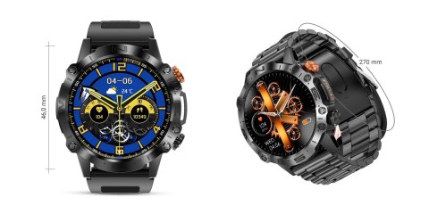 Smartwatch Gravity GT20-1 AMOLED z Bransoletą