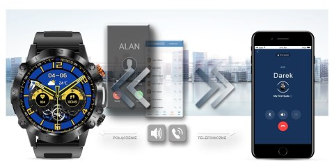 Smartwatch Gravity GT20-1 AMOLED z Bransoletą