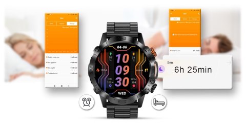 Smartwatch Gravity GT20-1 AMOLED z Bransoletą