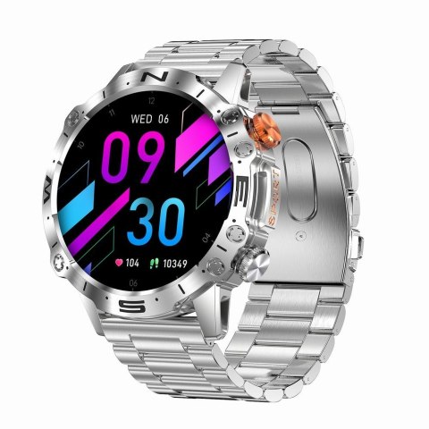 Smartwatch Gravity GT20-2 Srebrny AMOLED