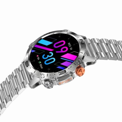 Smartwatch Gravity GT20-2 Srebrny AMOLED
