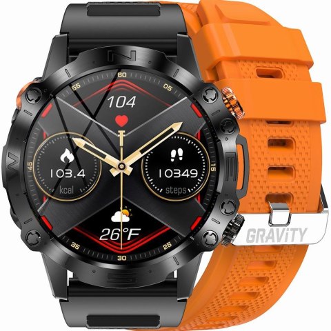 Smartwatch Gravity GT20-3 AMOLED z dodatkowym paskiem