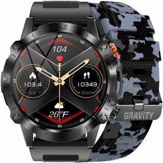 Smartwatch Gravity GT20-5 AMOLED Moro
