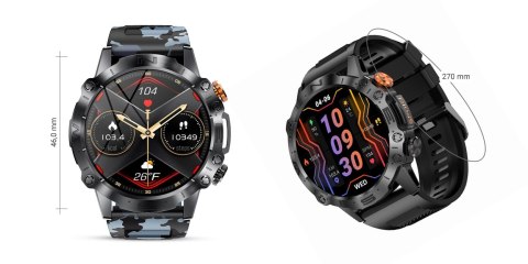 Smartwatch Gravity GT20-5 AMOLED Moro